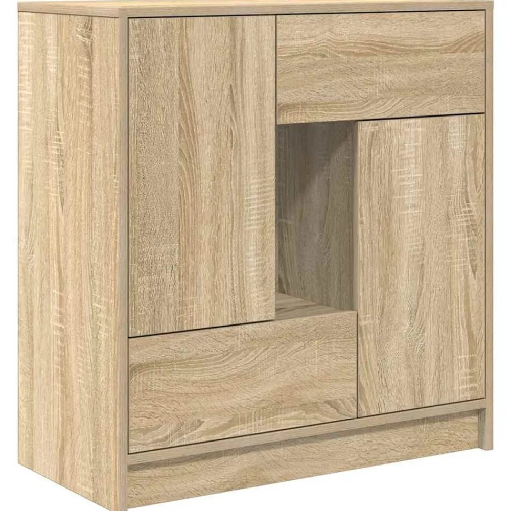 vidaXL Armarios Y Almacenamiento-Aparador con cajones y puertas 70,5x34x74,5 cm