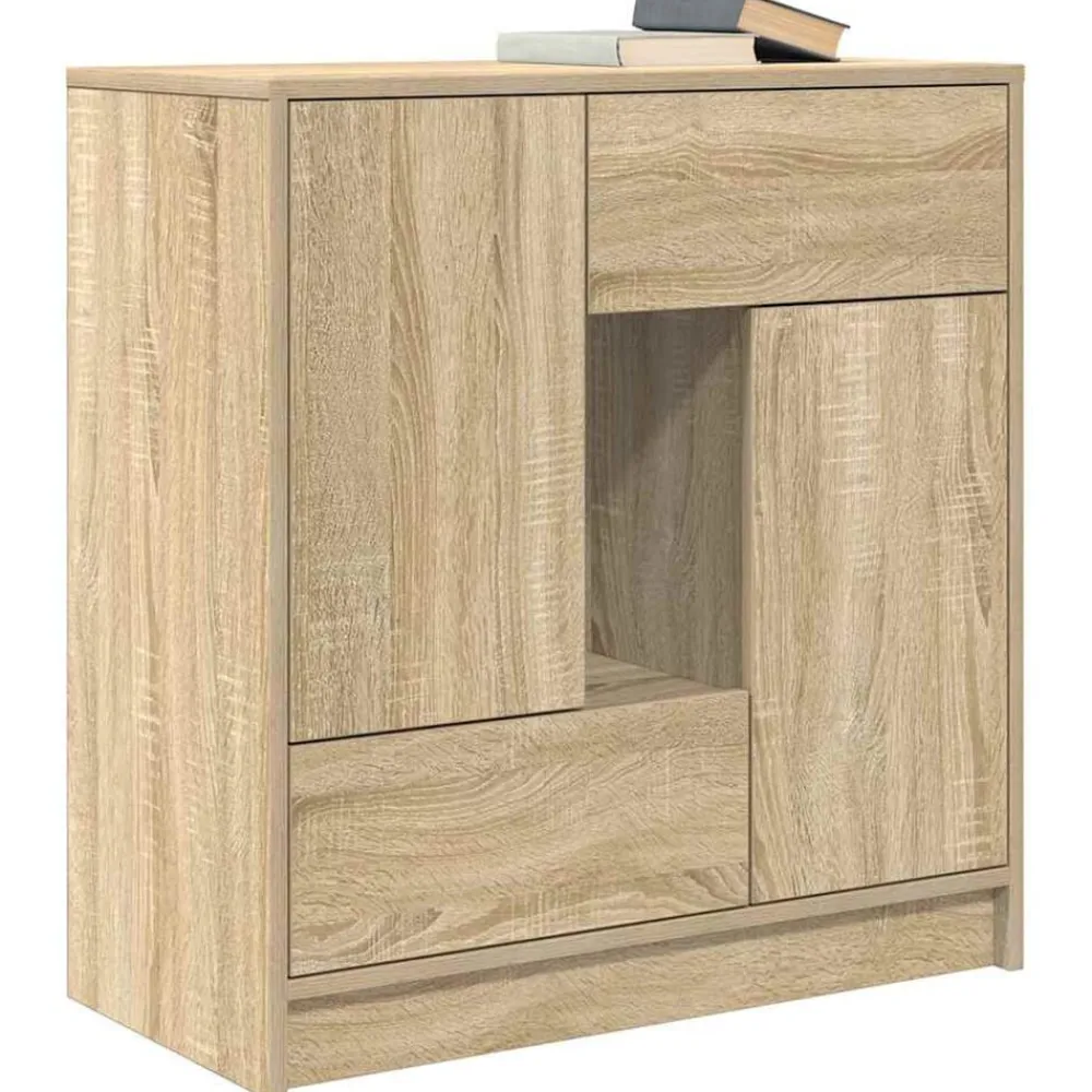 vidaXL Armarios Y Almacenamiento-Aparador con cajones y puertas 70,5x34x74,5 cm