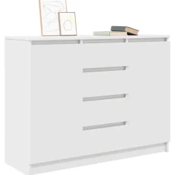 vidaXL Armarios Y Almacenamiento-Aparador con cajones 100,5x35x76 cm madera de ingeniería