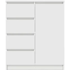 vidaXL Aparador con cajones 71x35x84 cm madera de ingeniería Blanco Hot