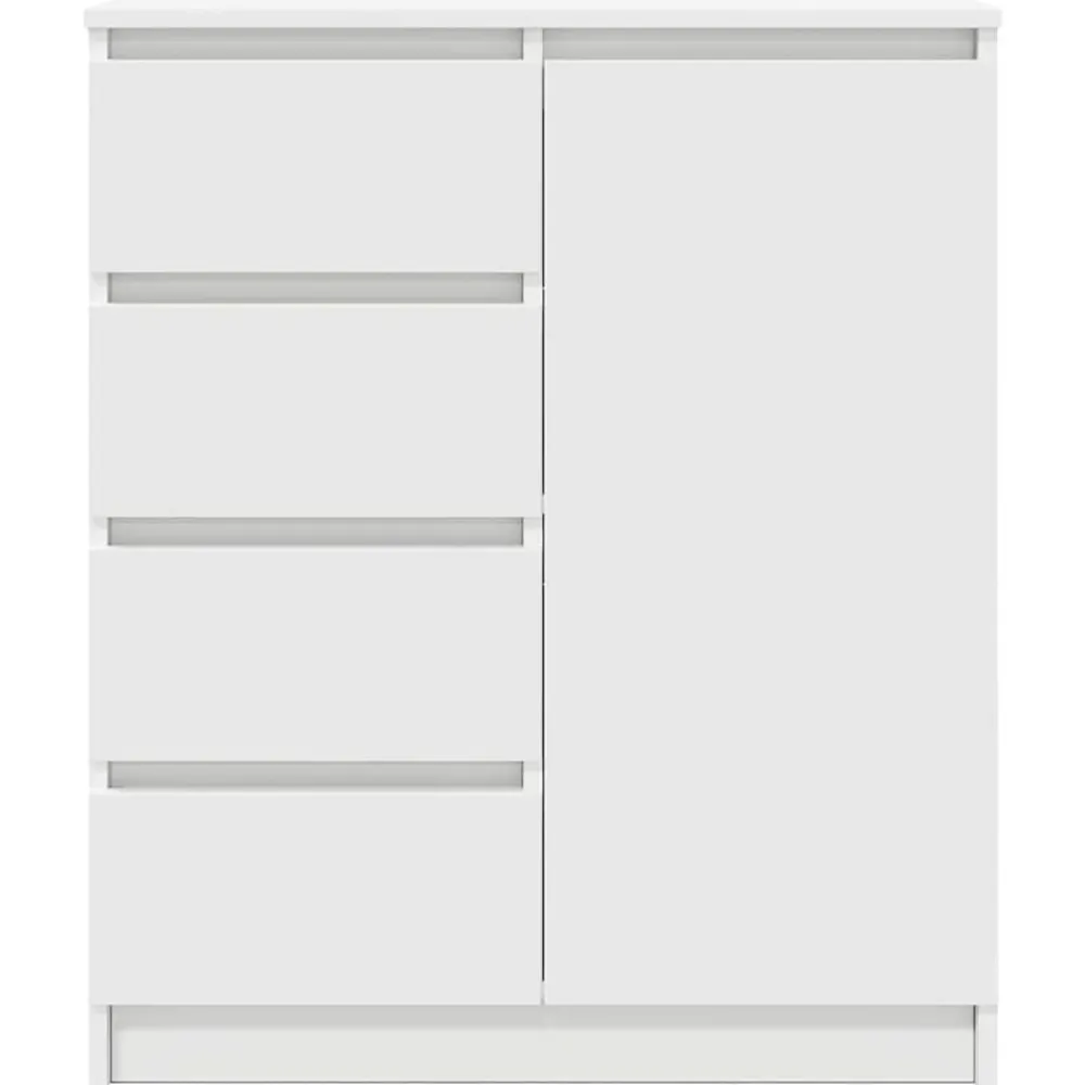 vidaXL Aparador con cajones 71x35x84 cm madera de ingeniería Blanco Hot