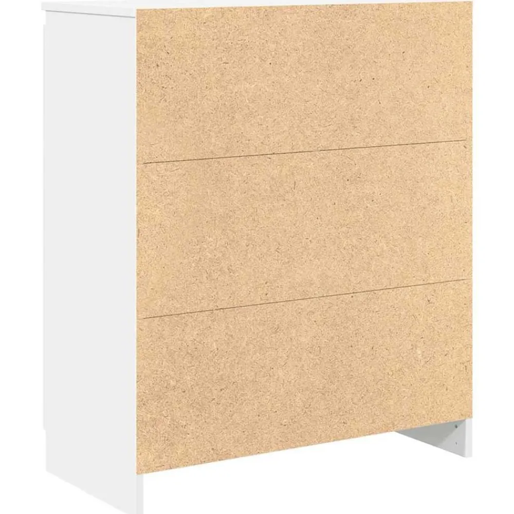vidaXL Aparador con cajones 71x35x84 cm madera de ingeniería Blanco Hot
