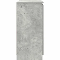 vidaXL Aparador con cajones gris hormigón 100,5x35x76 cm Gris hormigón Hot