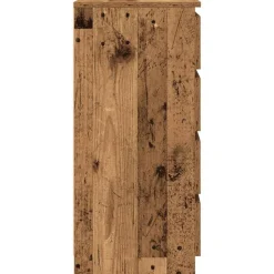 vidaXL Aparador con cajones madera vieja 37,5x35x99 cm Madera antigua Best