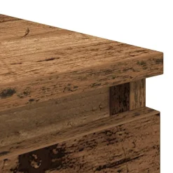 vidaXL Aparador con cajones madera vieja 37,5x35x99 cm Madera antigua Best