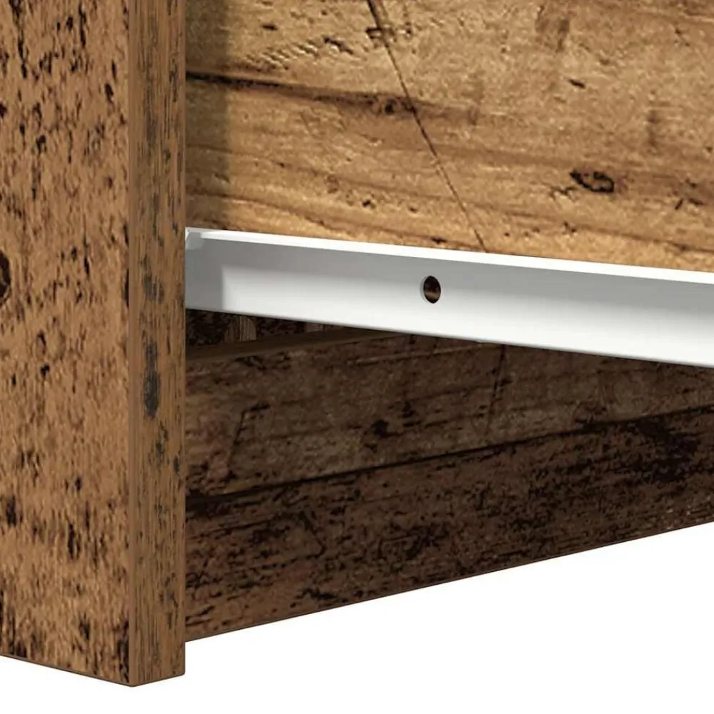 vidaXL Aparador con cajones madera vieja 37,5x35x99 cm Madera antigua Best