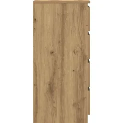 vidaXL Armarios Y Almacenamiento-Aparador con cajones roble artesanal 37,5x35x99 cm