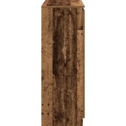 vidaXL Aparador con cajones madera vieja 100,5x35x98,5 cm Madera antigua Hot