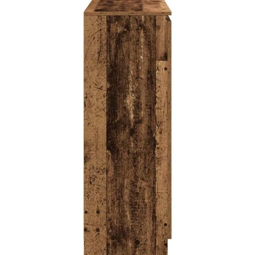 vidaXL Aparador con cajones madera vieja 100,5x35x98,5 cm Madera antigua Hot