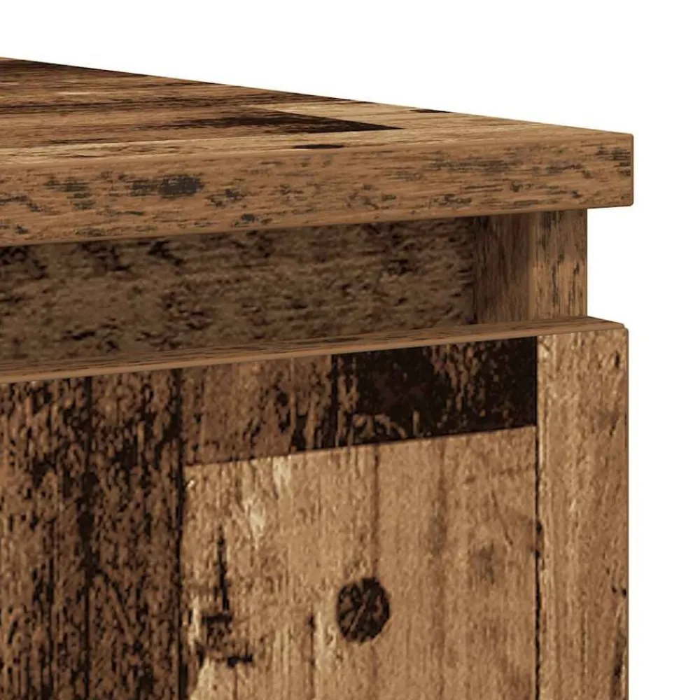 vidaXL Aparador con cajones madera vieja 100,5x35x98,5 cm Madera antigua Hot