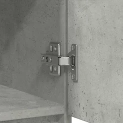 vidaXL Armarios Y Almacenamiento-Aparador con cajones gris hormigón 71x35x84cm madera ingeniería