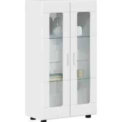 vidaXL Aparador con estante FLORIN 55,5 x 29 x 103 cm brillante Outlet