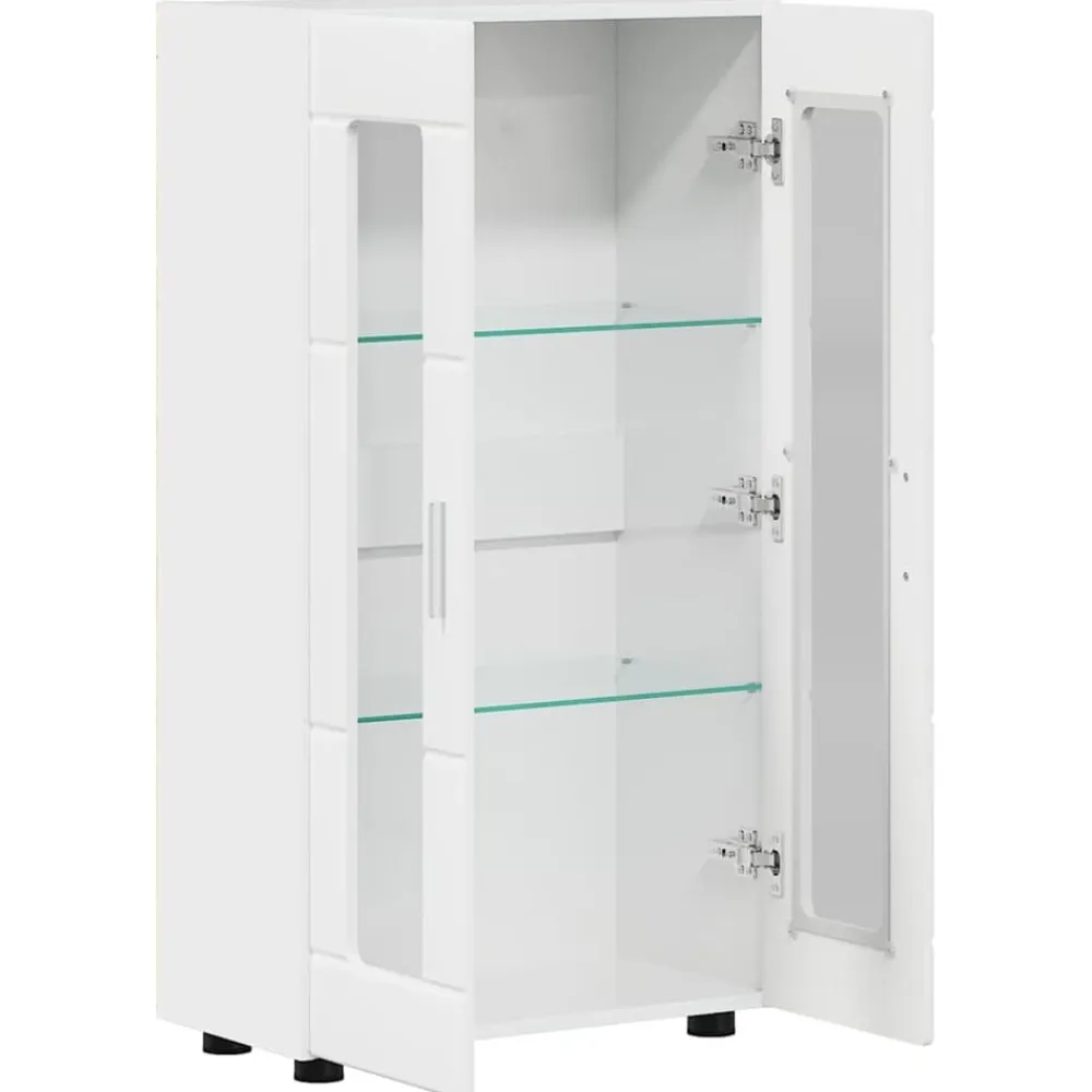 vidaXL Aparador con estante FLORIN 55,5 x 29 x 103 cm brillante Outlet