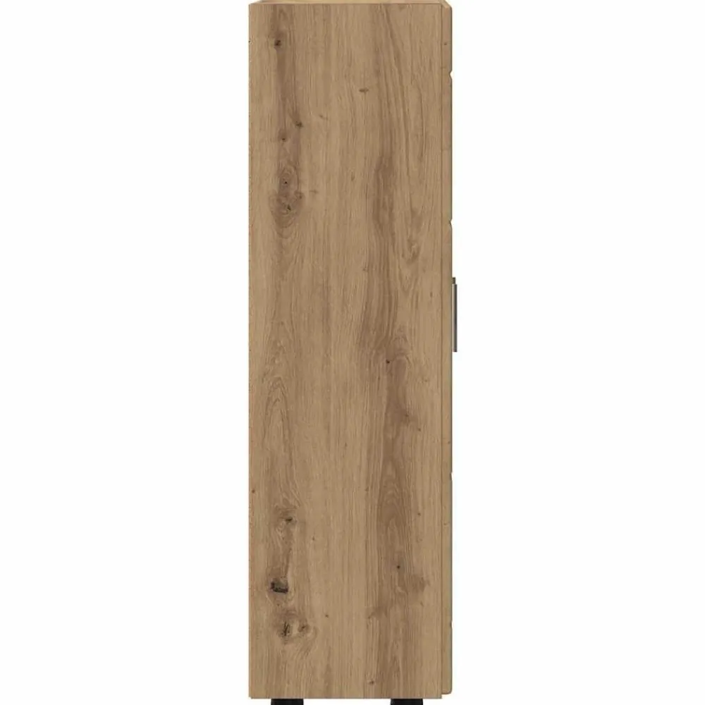 vidaXL Conjuntos De Muebles-Aparador con estante FLORIN Roble artesanal 55,5 x 29 x 103 cm