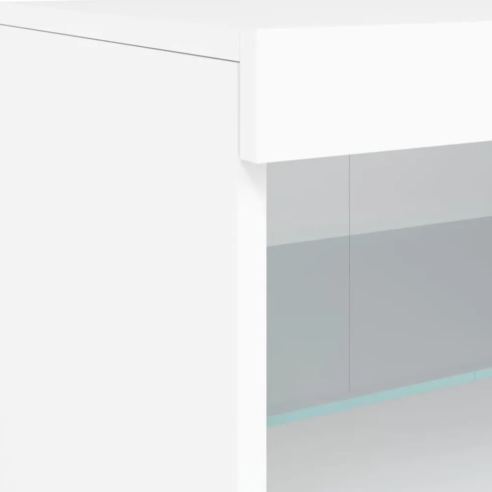 vidaXL Armarios Y Almacenamiento-Aparador con luces LED 60x37x67 cm