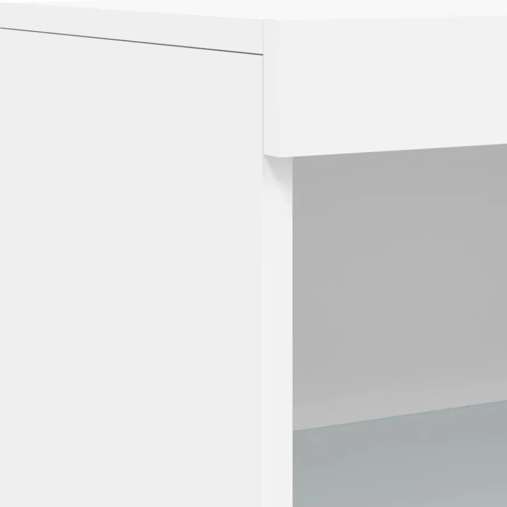 vidaXL Armarios Y Almacenamiento-Aparador con luces LED 181,5x37x100 cm