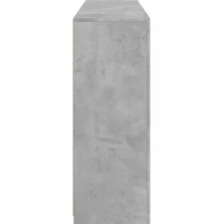 vidaXL Aparador con luz LED 3 pzas madera de ingeniería gris hormigón Gris hormigón Online