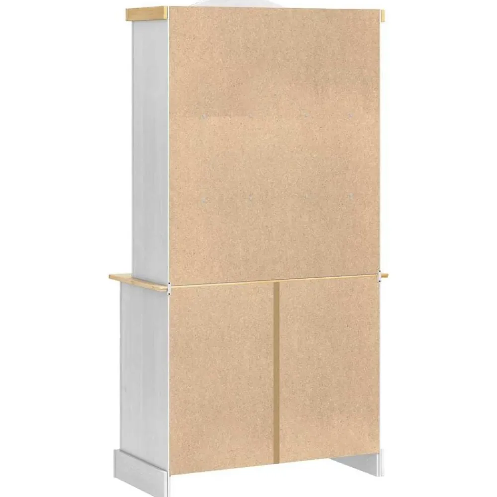 vidaXL Aparador Corona 100 x 48,5 x 179 cm Madera de pino macizo Discount