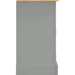 vidaXL Armarios Y Almacenamiento-Aparador Corona madera maciza pino mexicano 112x43x78 cm