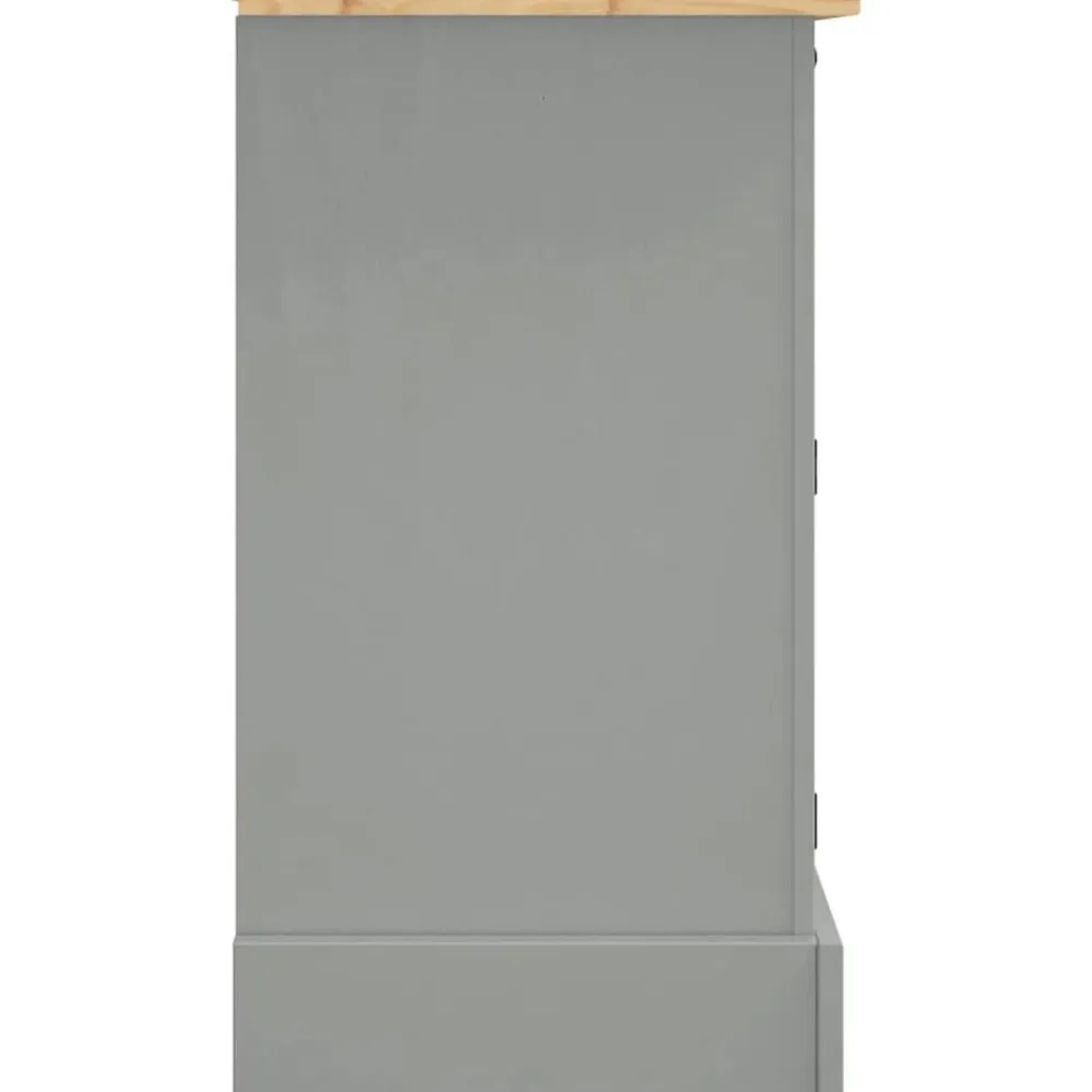 vidaXL Armarios Y Almacenamiento-Aparador Corona madera maciza pino mexicano 112x43x78 cm