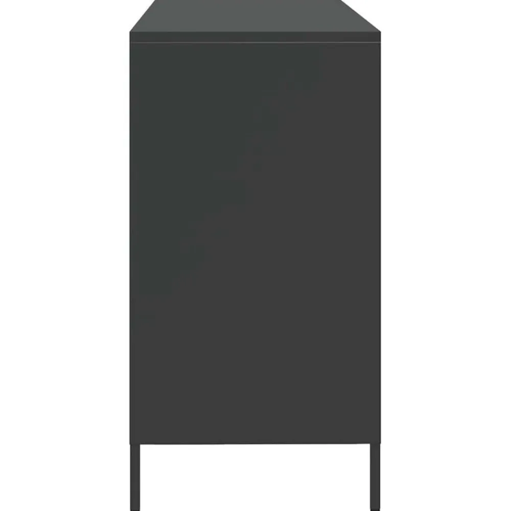 vidaXL Armarios Y Almacenamiento-Aparador de acero laminado en frío 135x39x73,5 cm
