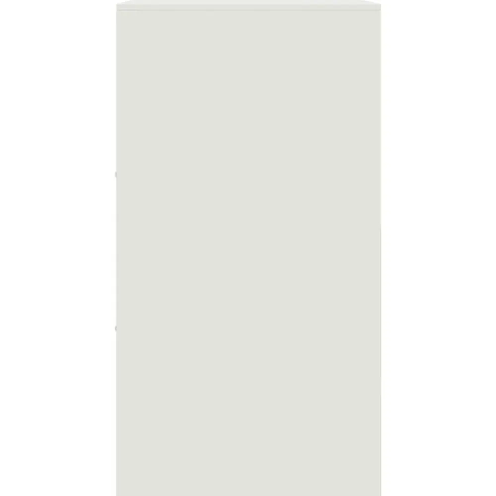 vidaXL Armarios Y Almacenamiento-Aparador de acero 99x39x73 cm