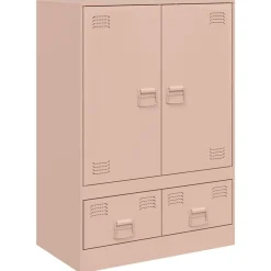 vidaXL Armarios Y Almacenamiento-Aparador de acero 67x39x95 cm