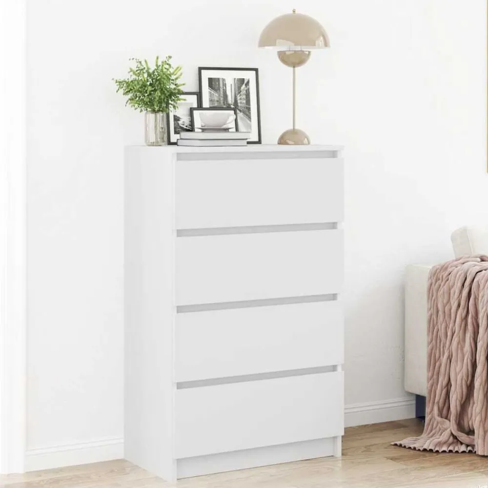 vidaXL Armarios Y Almacenamiento-Aparador de madera contrachapada 60x35x98,5 cm