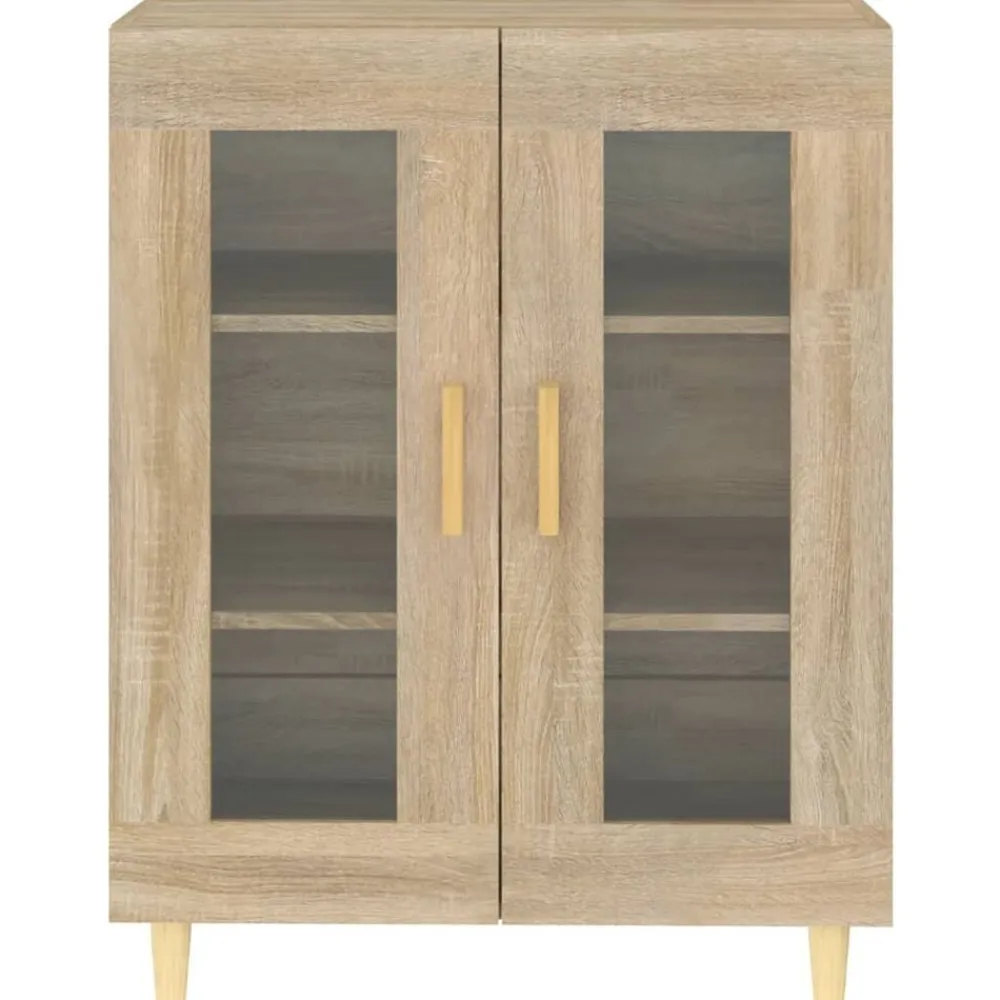 vidaXL Aparador de madera de ingeniería 69,5x34x90 cm Roble Sonoma