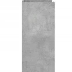 vidaXL Armarios Y Almacenamiento-Aparador de madera de ingeniería gris hormigón 45x35x75 cm