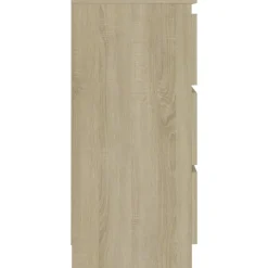 vidaXL Aparador de madera contrachapada color 60x35x76 cm Roble Sonoma Best