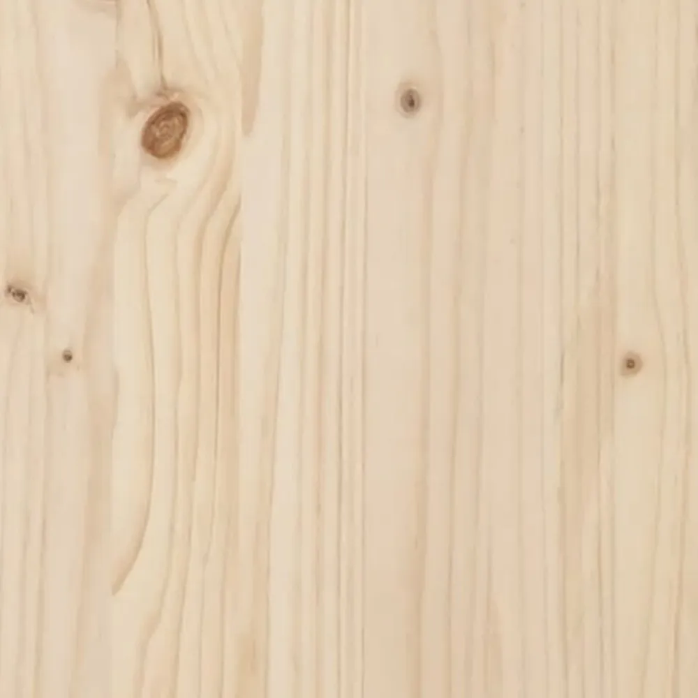 vidaXL Aparador de madera maciza de pino 110x34x75 cm Natural Discount