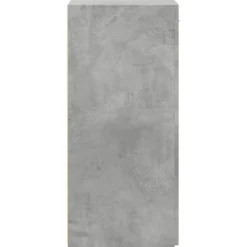 vidaXL Aparador de madera de ingeniería gris hormigón 50x42,5x93 cm Gris hormigón Outlet