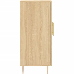 vidaXL Armarios Y Almacenamiento-Aparador de madera de ingeniería 90x34x80 cm