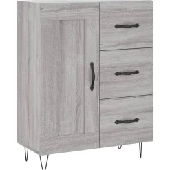vidaXL Armarios Y Almacenamiento-Aparador de madera de ingeniería 69,5x34x90 cm