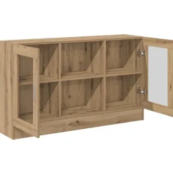 vidaXL Armarios Y Almacenamiento-Aparador de madera de ingeniería 120x30,5x70 cm