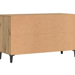 vidaXL Aparador de madera de ingeniería 100x36x60 cm Roble artisan New