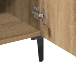 vidaXL Aparador de madera de ingeniería 100x36x60 cm Roble artisan New