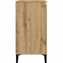 vidaXL Aparador de madera de ingeniería 102x35x70 cm Roble artisan Online