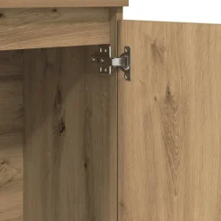 vidaXL Aparador de madera de ingeniería 102x35x70 cm Roble artisan Online