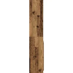 vidaXL Aparador de madera vieja 37,5x35x180 cm Madera de ingeniería Madera antigua Clearance
