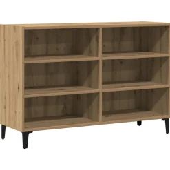 vidaXL Armarios Y Almacenamiento-Aparador de madera de ingeniería 103,5x35x70 cm