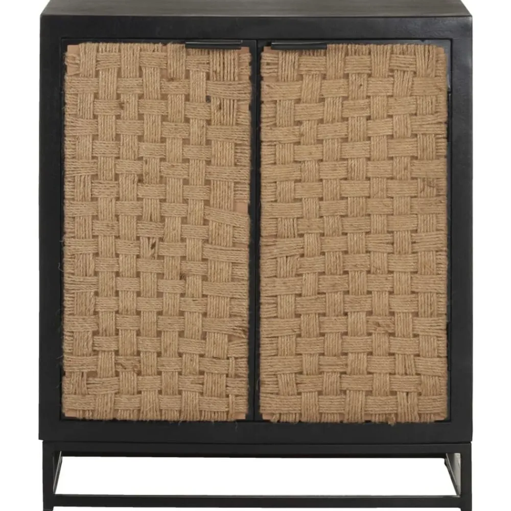 vidaXL Armarios Y Almacenamiento-Aparador de madera maciza de mango 60x35x70 cm