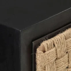 vidaXL Armarios Y Almacenamiento-Aparador de madera maciza de mango 60x35x70 cm