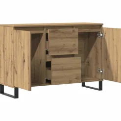 vidaXL Aparador de madera de ingeniería 101,5x35x70 cm Roble artisan Sale