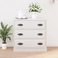 vidaXL Armarios Y Almacenamiento-Aparador de madera contrachapada 70x35,5x67,5 cm