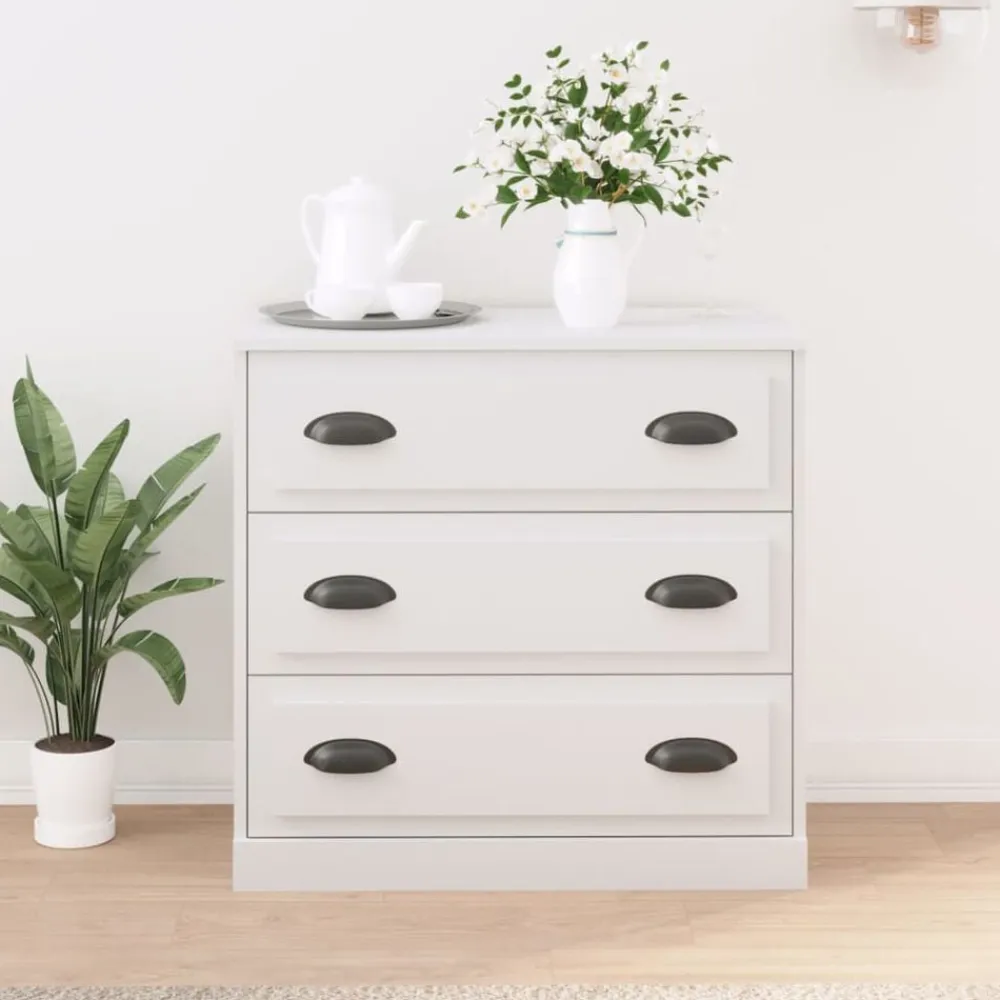 vidaXL Armarios Y Almacenamiento-Aparador de madera contrachapada 70x35,5x67,5 cm