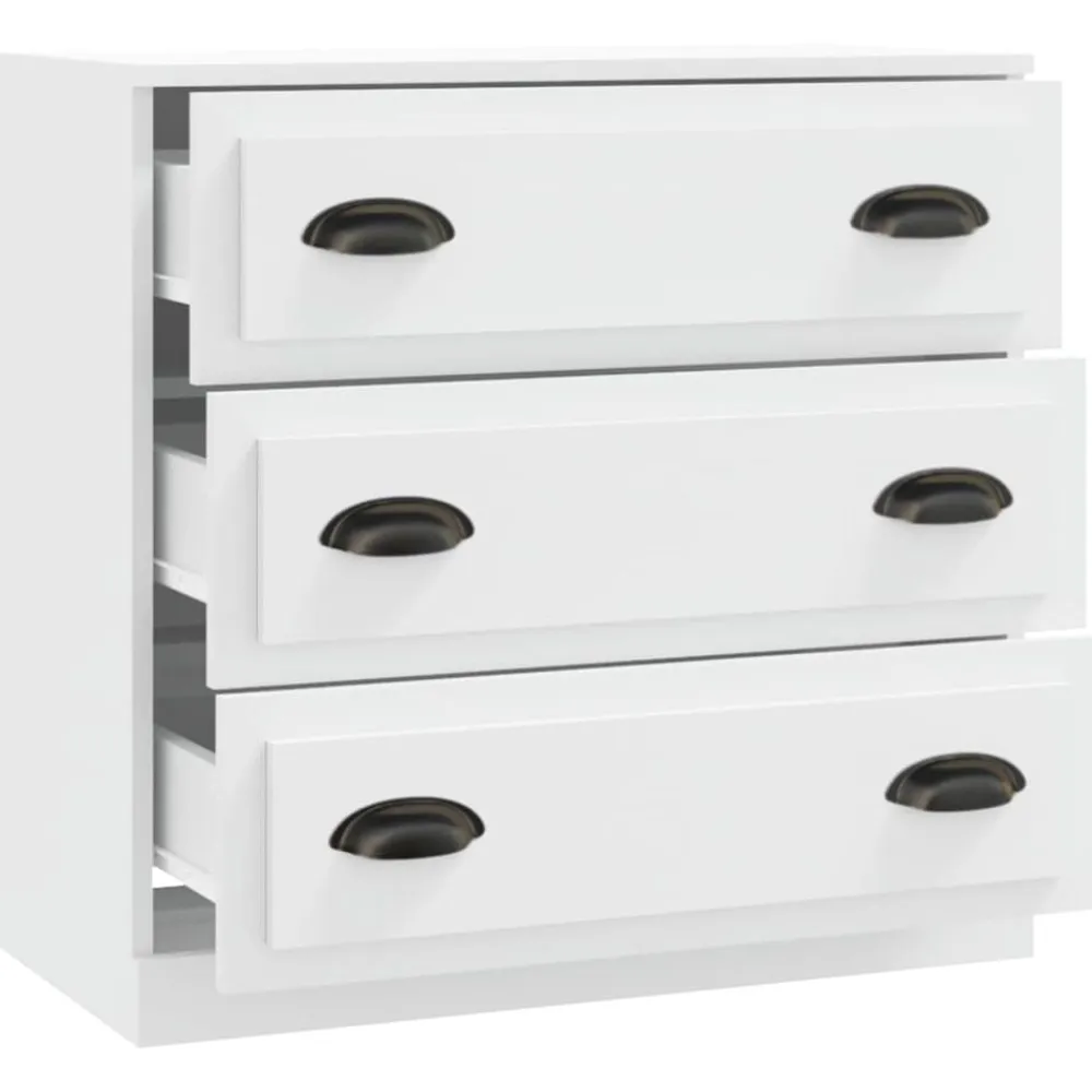 vidaXL Armarios Y Almacenamiento-Aparador de madera contrachapada 70x35,5x67,5 cm