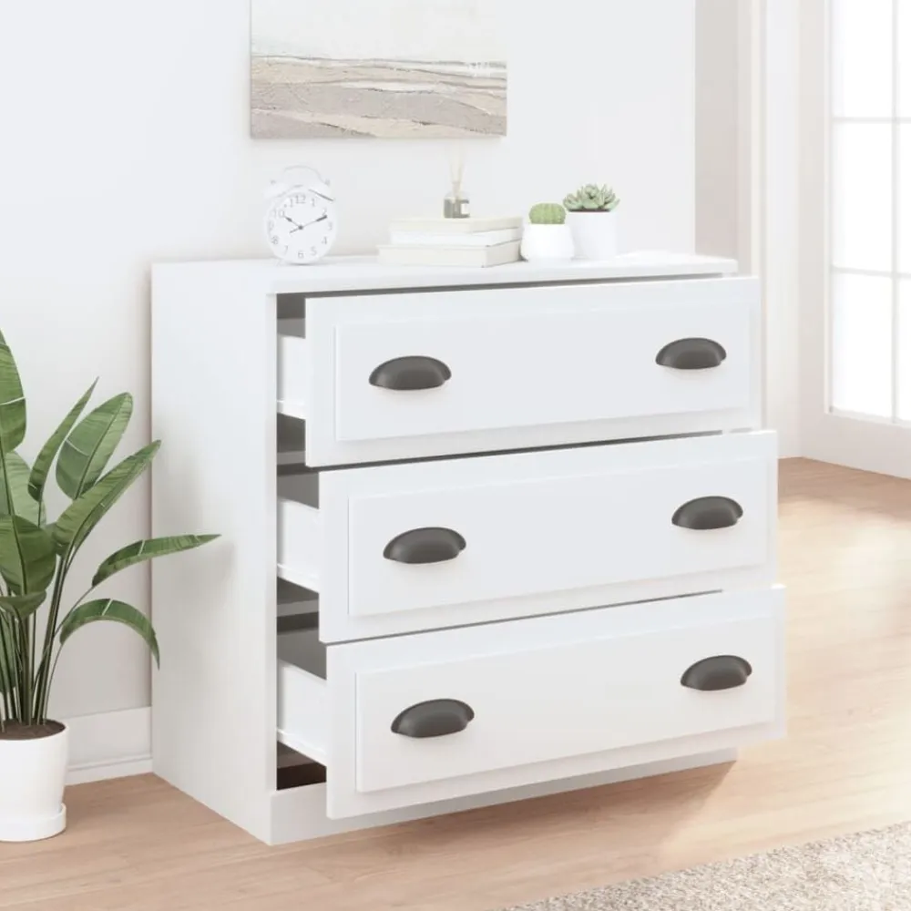 vidaXL Armarios Y Almacenamiento-Aparador de madera contrachapada 70x35,5x67,5 cm