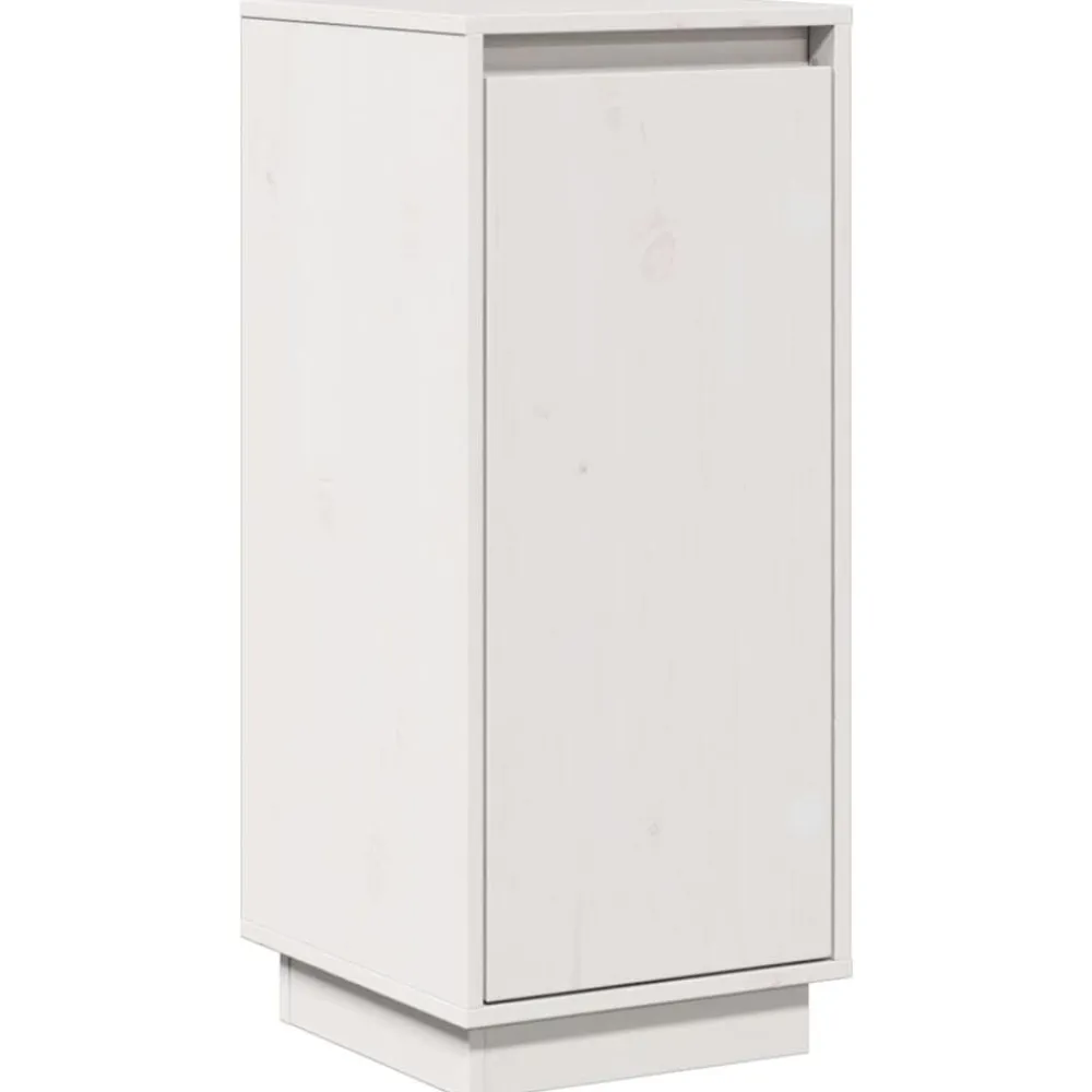 vidaXL Armarios Y Almacenamiento-Aparador de madera maciza de pino 31,5x34x75 cm